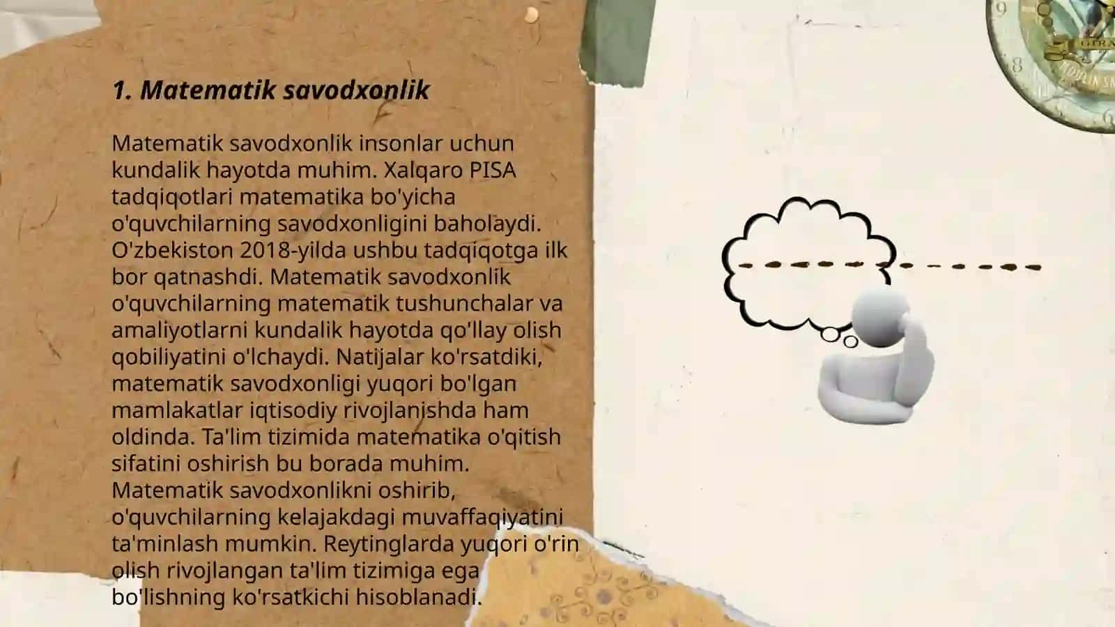 Matematik savodxonlik 3