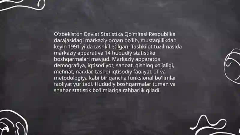O'zbekiston davlat statistikasi va xalqaro statistika 3
