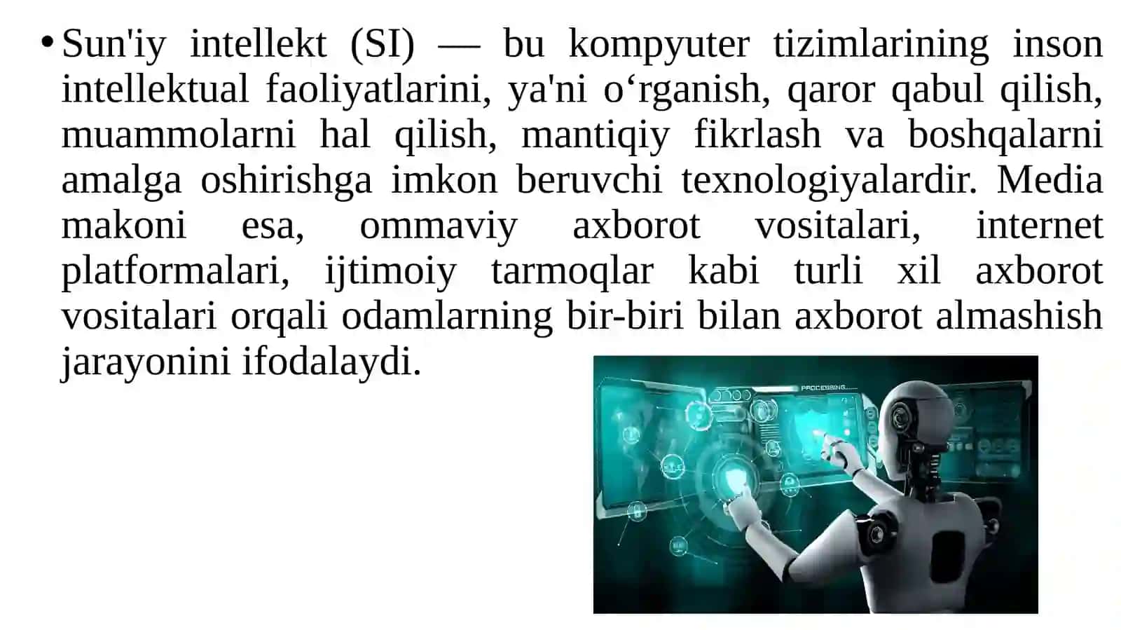 Mediamakonda Sun’iy intellektning ahamiyati 3