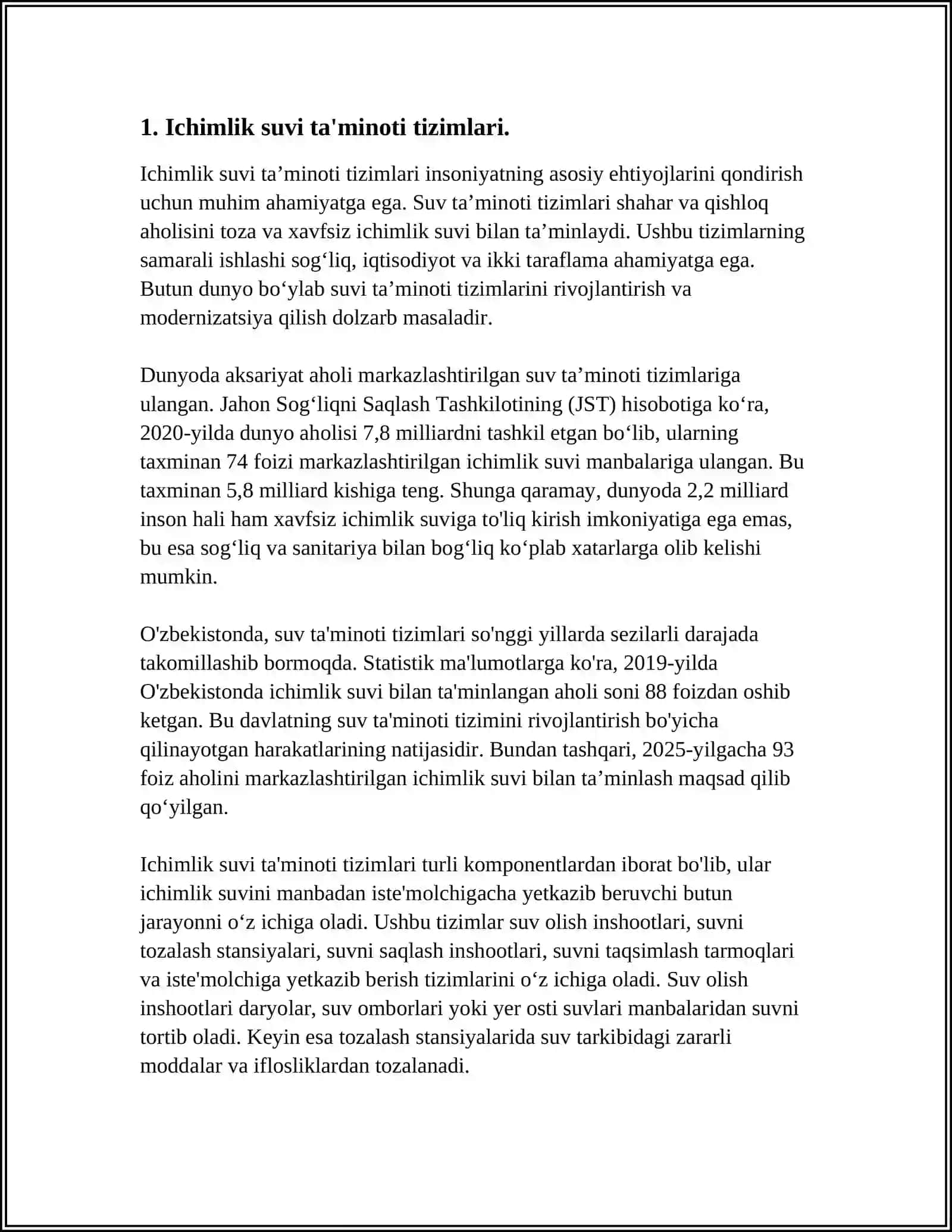 LOKANATIV HAM VAGON XOJALIQLARI SUW TAMINATI HAM AQAVA XOJALIQ INSHAATLARI HAM QURILMALARI 3