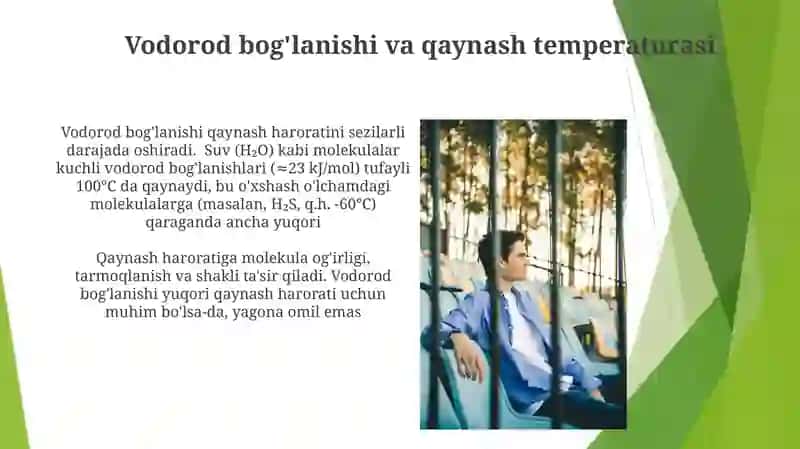 Vodorod bog'lanish 3