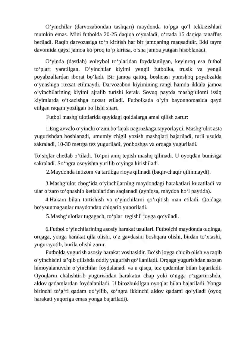 Futbol sport turining kelib chiqishi va rivojlanishi tarixi 3