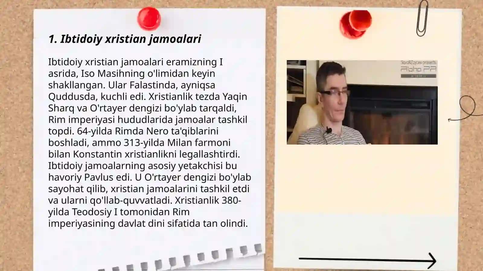 Ibtidoiy xristian jamoalari 3