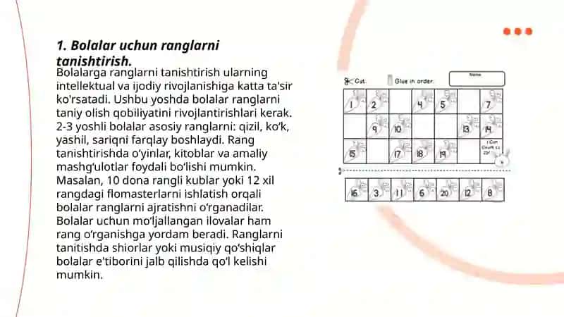 Tasviriy faoliyatga o’rgatish Metodikasi 3