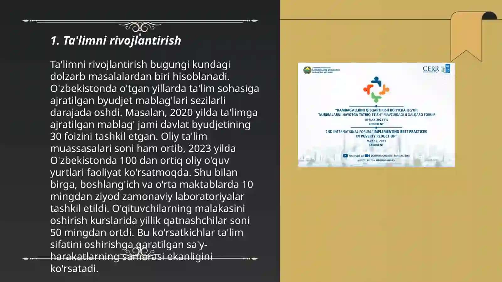 Ta'limni rivojlantirish 3