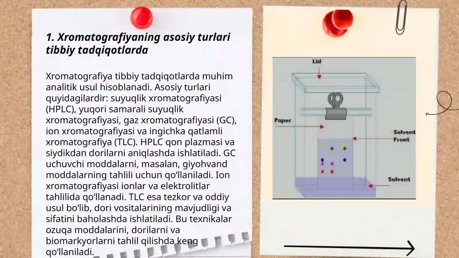 Xromotografiyaning tibbiy izlanishlardagi imkoniyatlari 3