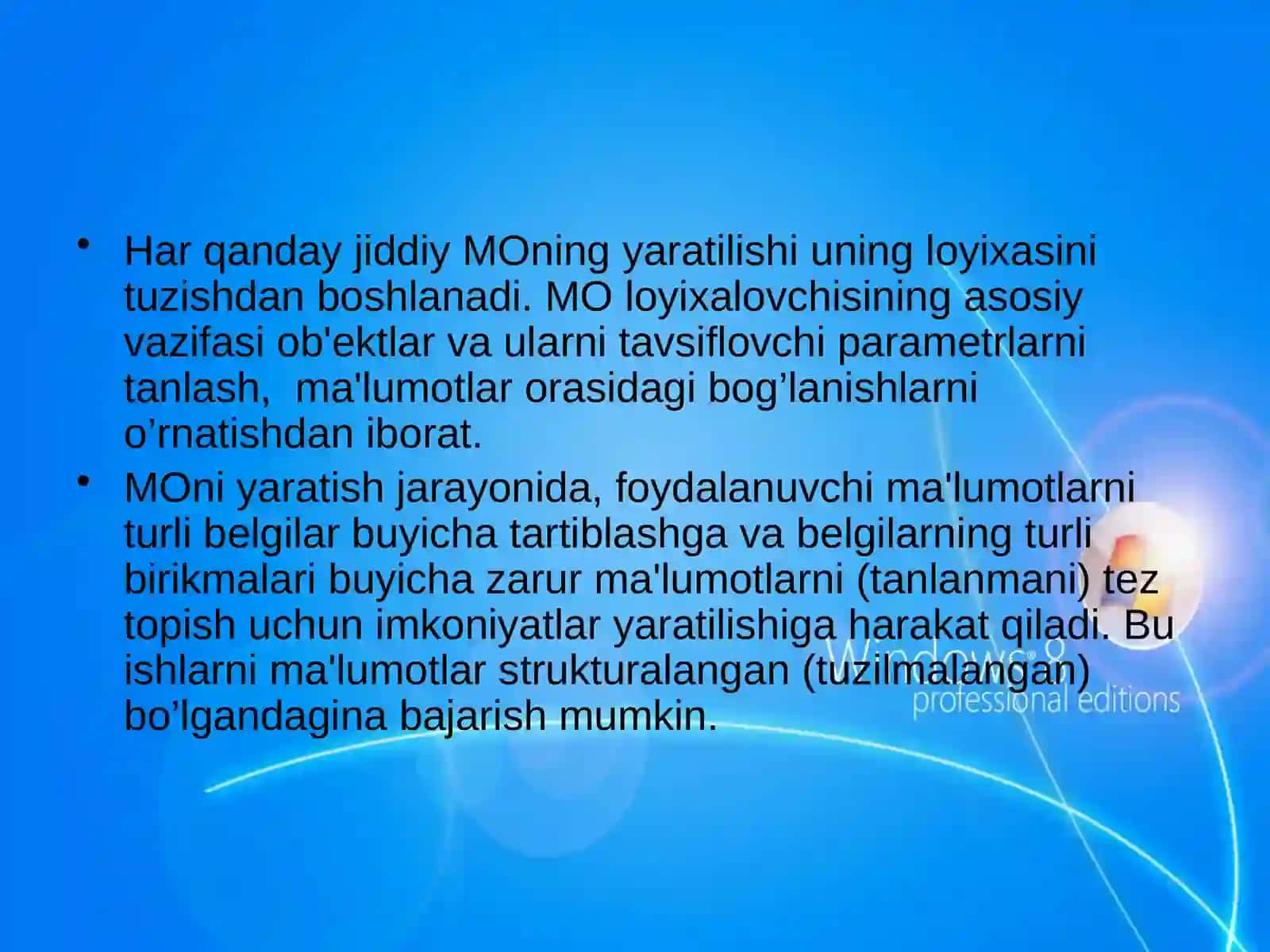 Ma'lumotlar ombori tushunchasi va yaratish 3