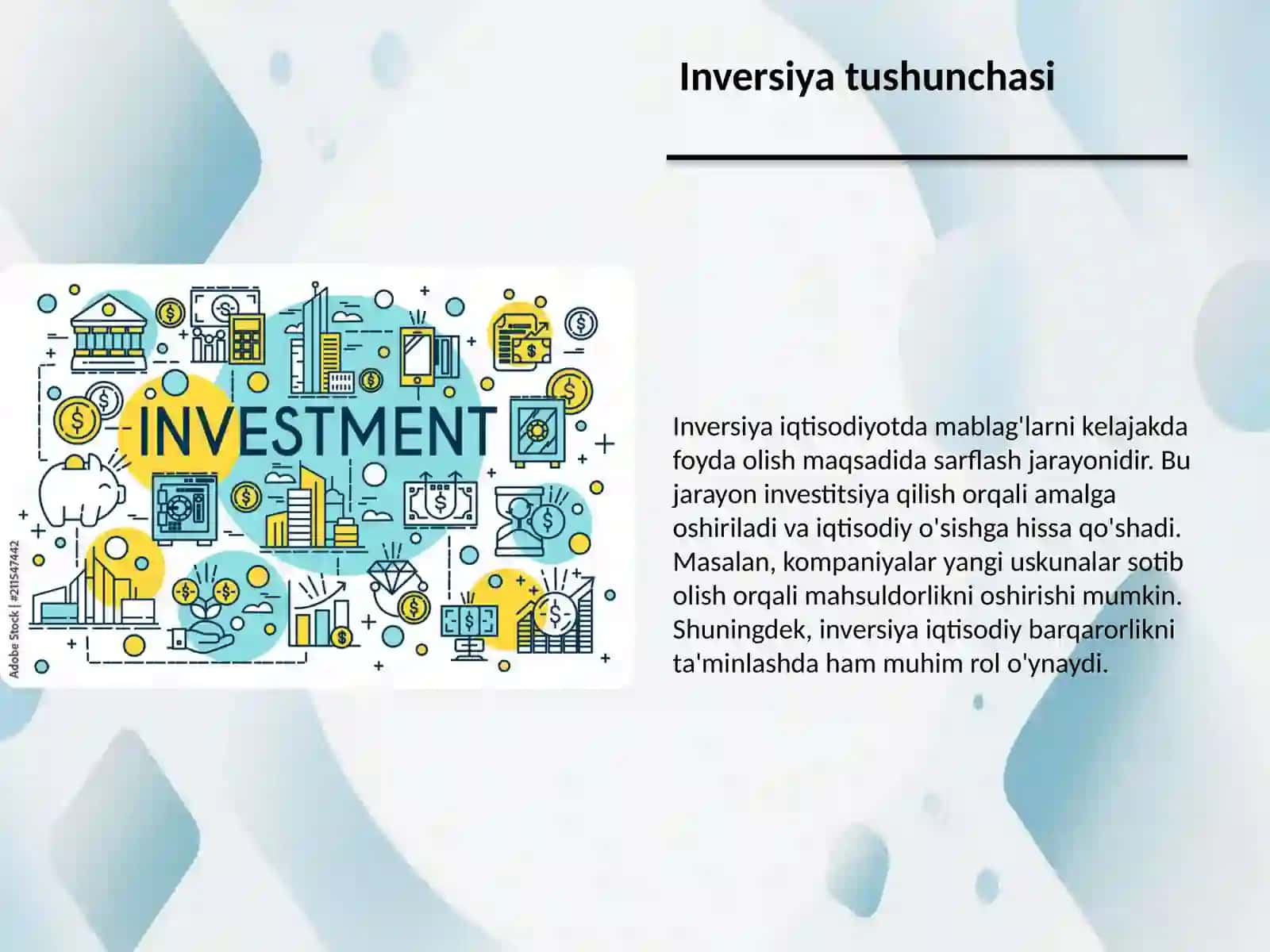 Renessans talim unvers teti Idrisova Muhayyo inversiya va uning tarmoqlari mavzusida 3