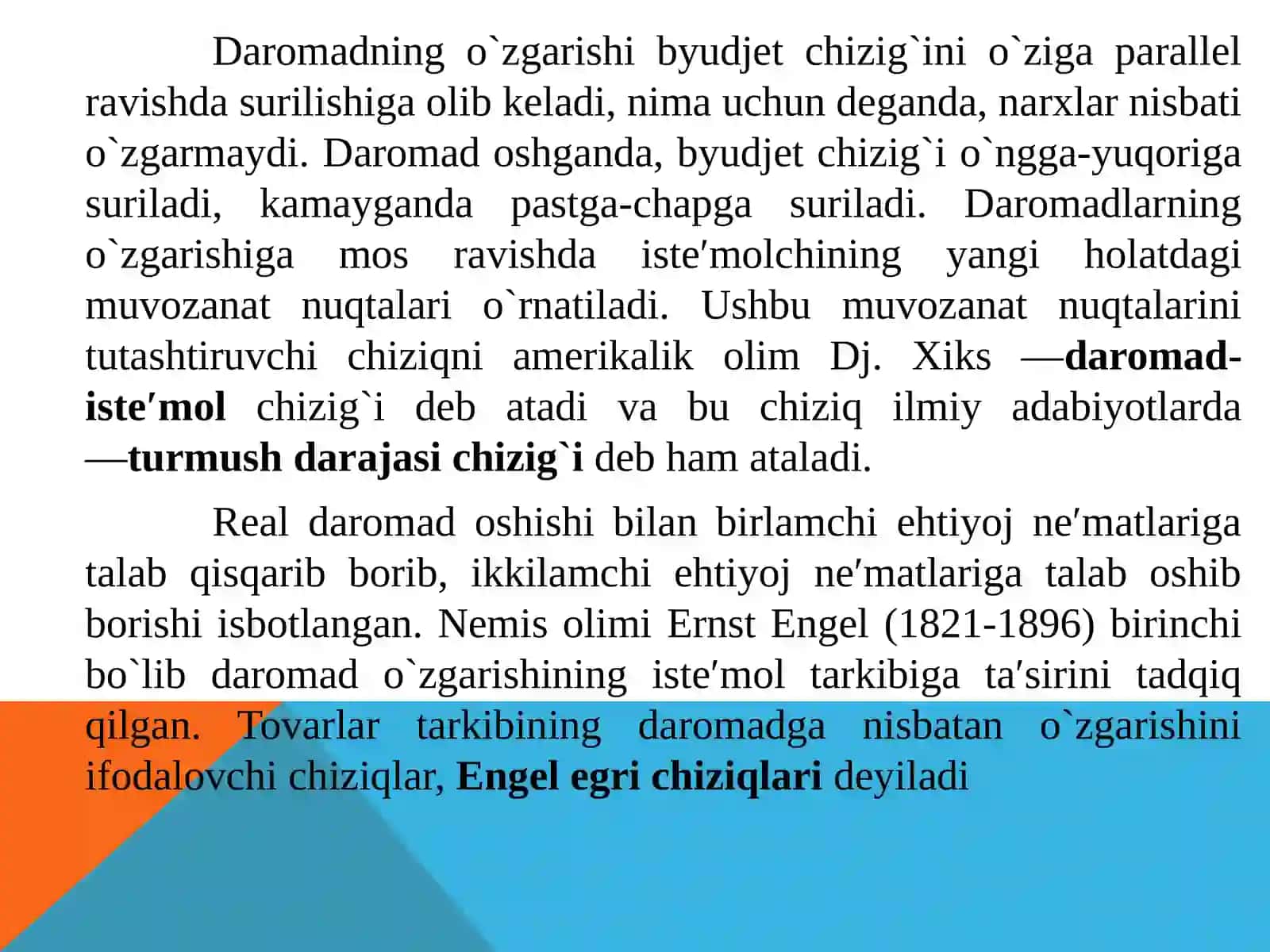 Daromad samarasi va almashtirish samarasi 3