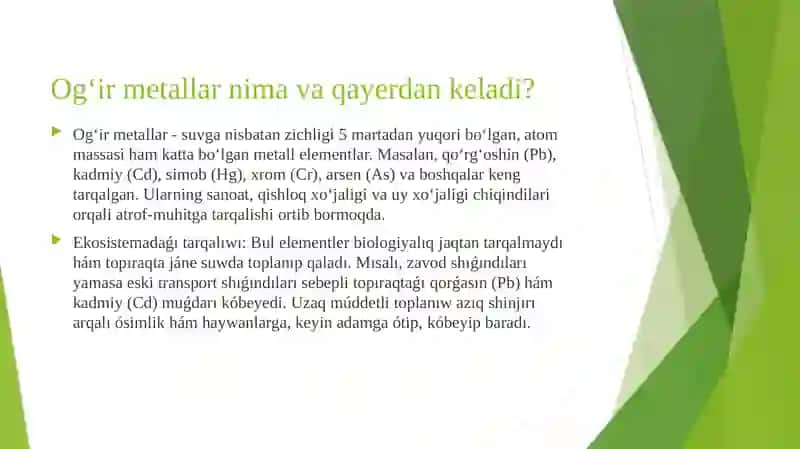 Fotometrik analiz uslubida og'ir metallarni aniqlash 3