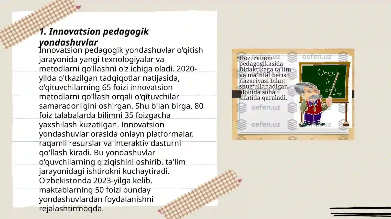 Innovatsion pedagogik yondashuvlar 3
