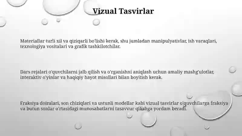 Husnixat daqiqalarini tashkil qilish darslari rejasi va ishlanmasini tuzish 3
