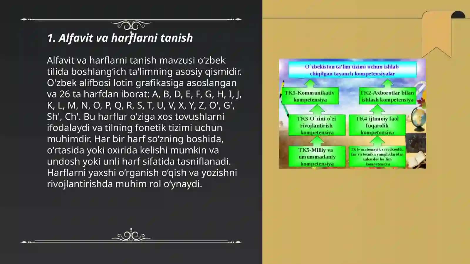 Alfavit va harflarni tanish 3