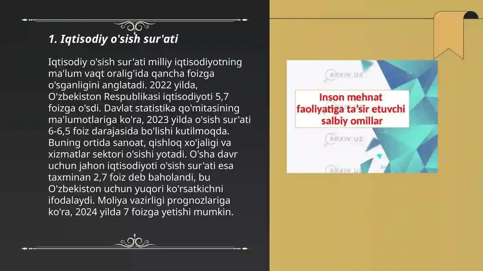 Investitsiyalar hajmiga ta'sir etuvchi omillar 3