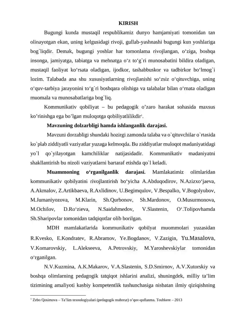 O’qituvchi faoliyatida komunikativ madaniyat 3
