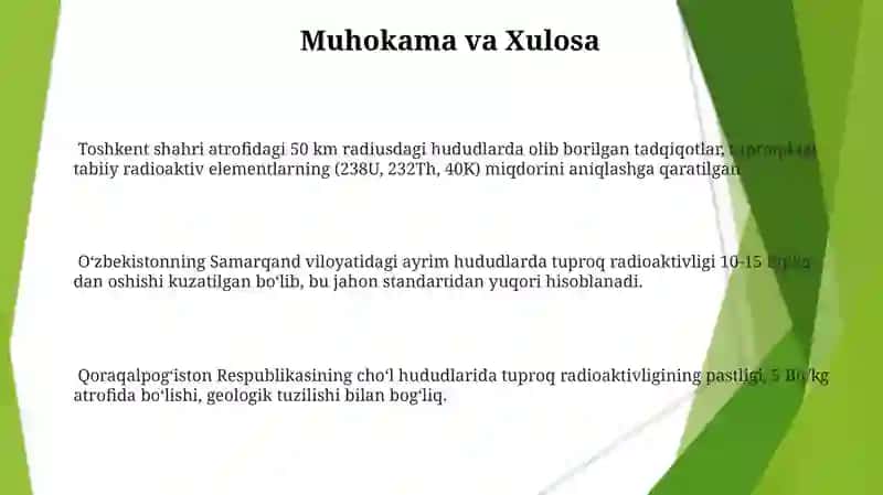 Tuproqning radioaktivligi 3