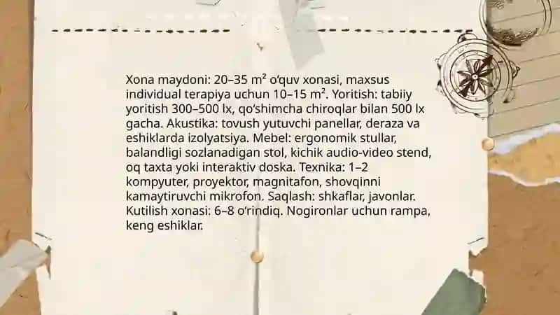 Til va nutq markazini jihozlanishi va faoliyati ishlanma 3