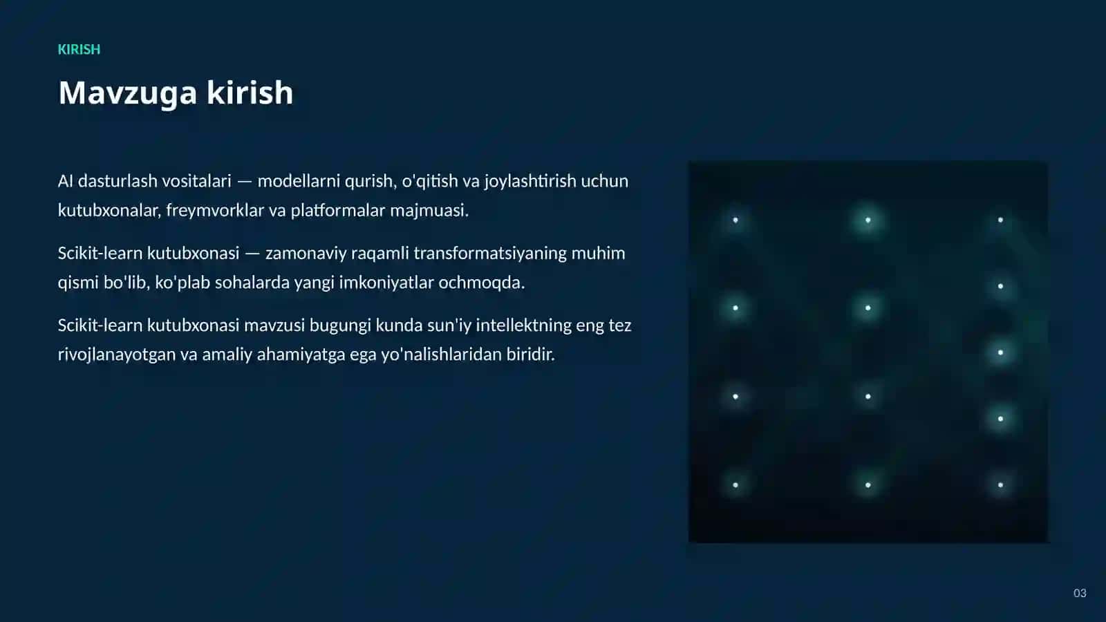 Scikit-learn kutubxonasi: asoslari va qo'llanilishi 3