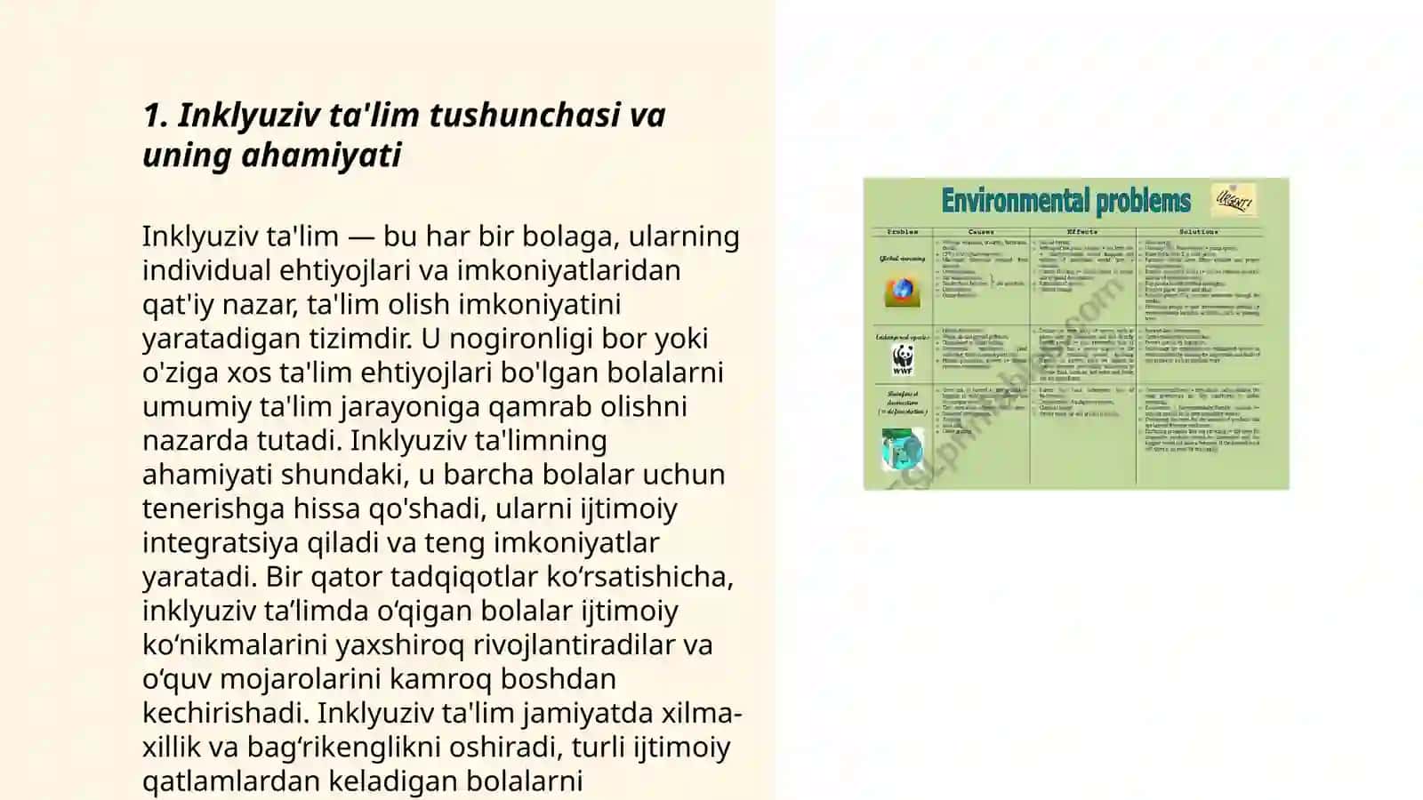Rivojlanish muammolari bo'lgan bolalar uchun inklyuzive ta'limni keng ta'limiy amalimotiga joriy etish algoritmlari 3