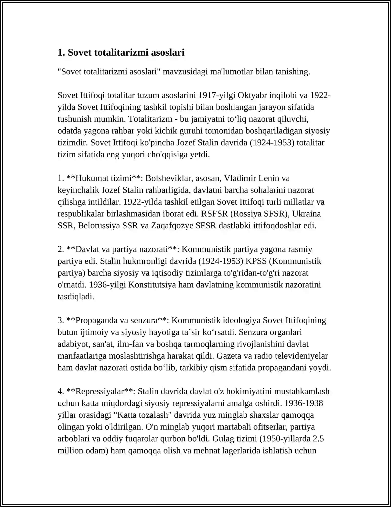 SOVET TOTALITAR TUZUM HUQUQLARINI INKOR ETISH NAMUNASI 3
