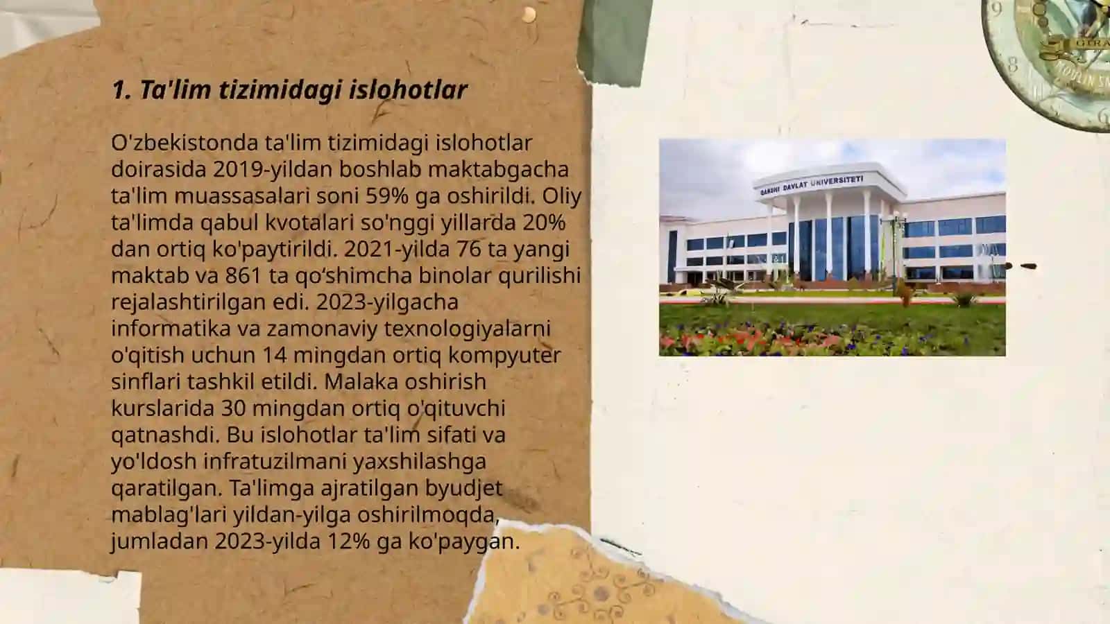 Ta'lim tizimidagi islohotlar 3