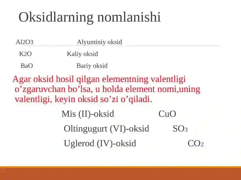 Oksidlar 3