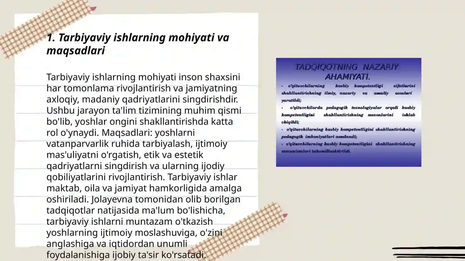 Tarbiyaviy ishlarning ilmiy nazariy tasnifi va funksiyalari 3
