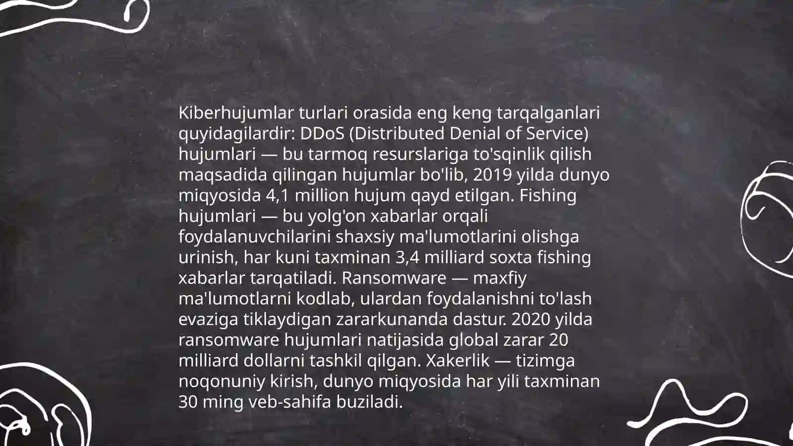 Zamonaviy kiberhujumlar turlari va ularni aniqlash usullari 3