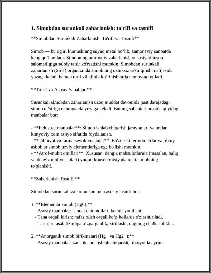 SIMOBDAN SURUNKALI ZAHARLANISH: TA'RIFI VA TASNIFI 3