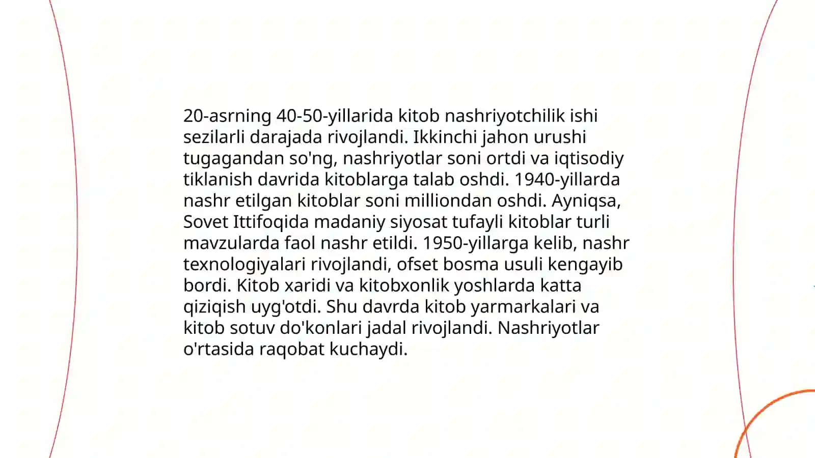 20-asrning 40-50 yillarida kitob nashriyotchilik ishi 3