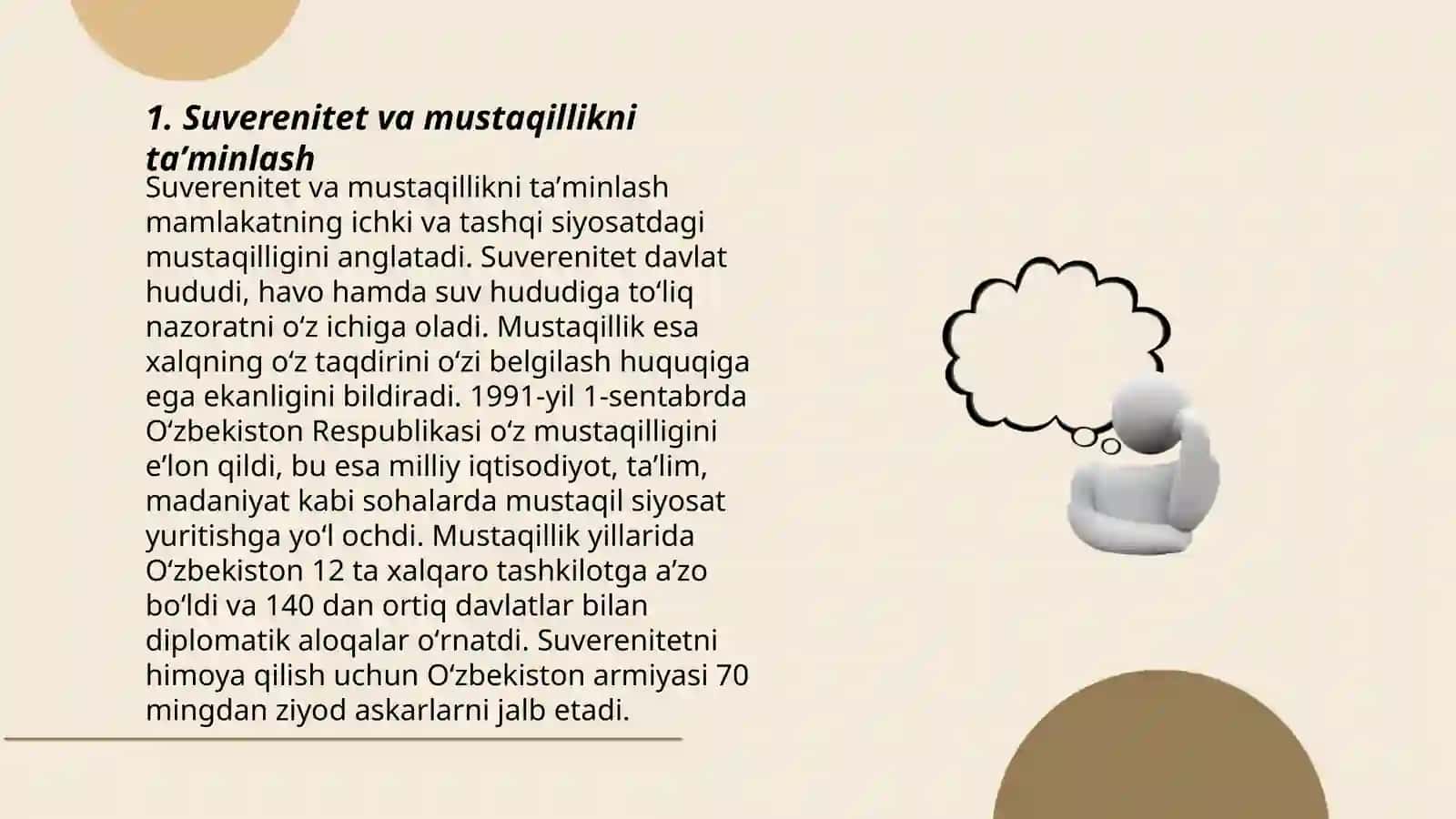 Oʻzbekiston Respublikasi tashqi siyosatining asosiy ustuvor tamoyillari 3