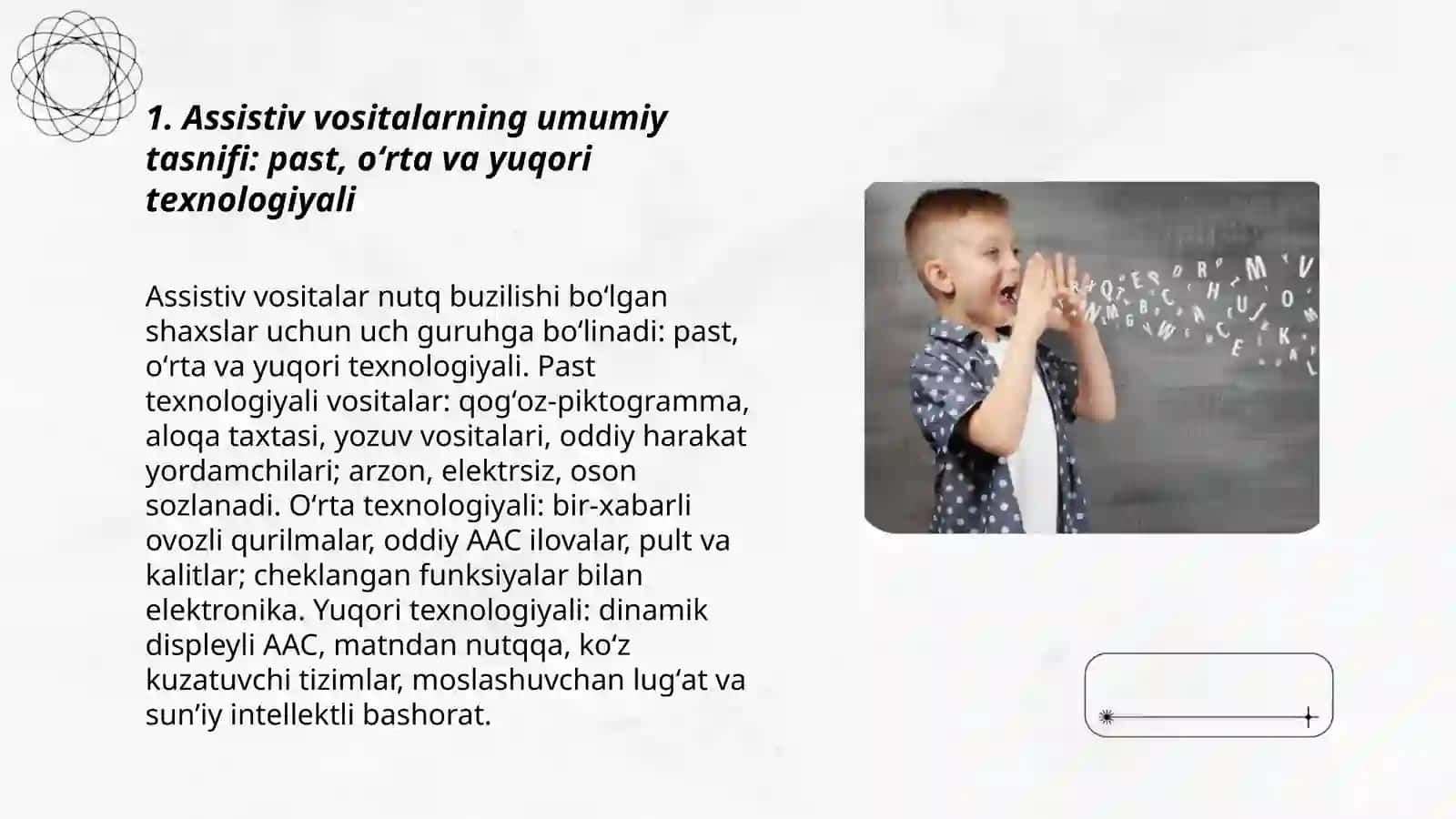 Assistiv vositalar tasnifi 3