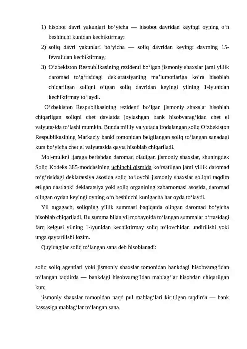 Aylanmadan olinadigan soliqni hisoblash va byudjetga to'lash tartibi 3