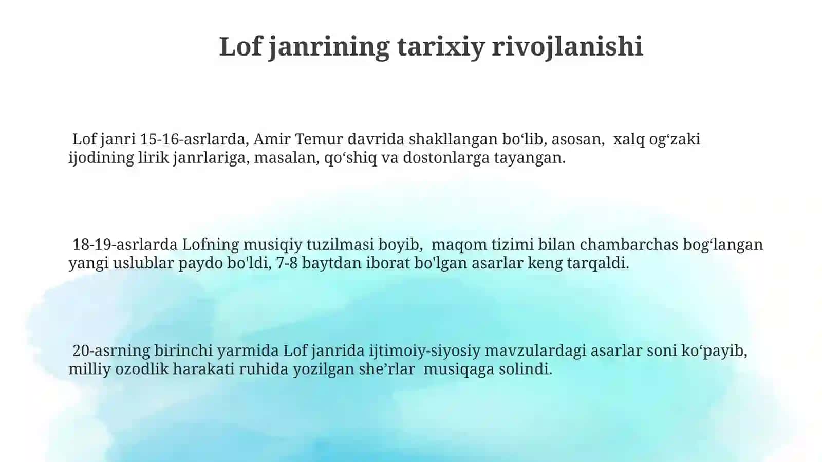 Askiya,latifa,lofjanrlariningoʻzigaxosxususiyatlari 3