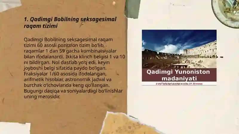 Qadimgi Bobil va qadimgi Yunon matematikasi 3