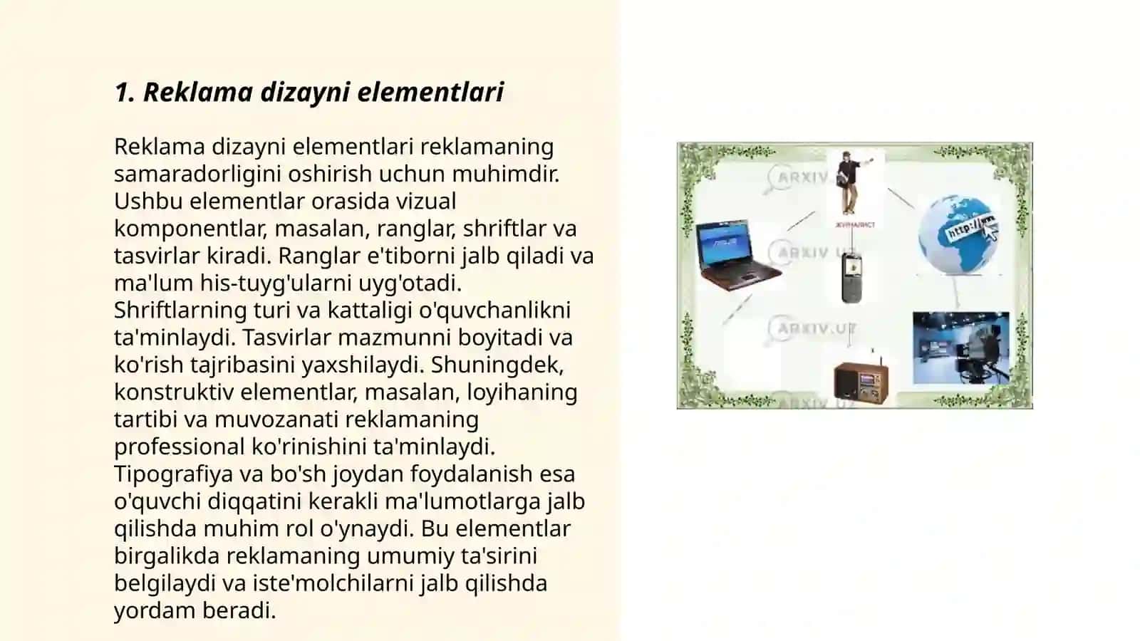 Reklama dizayni elementlari 3