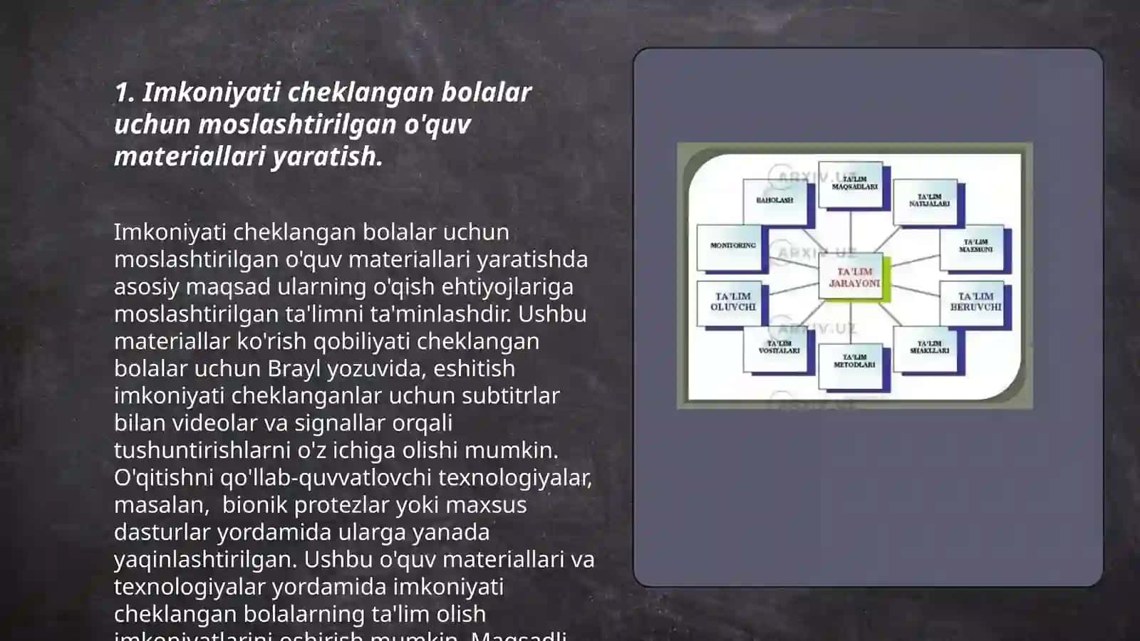 Imkoniyati cheklangan bolalarini inklyuziv ta'lim jarayonida o'qitish 3