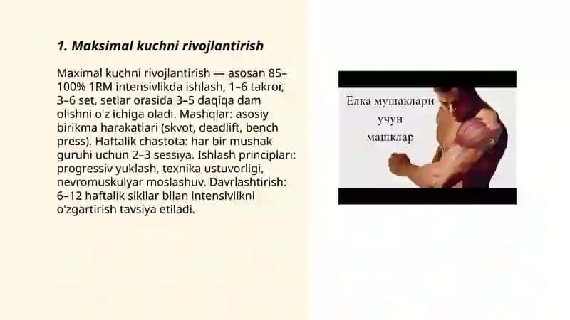 Kuchni rivojlantirish 3