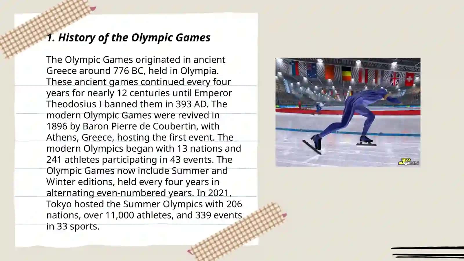 The Olympic Games 3