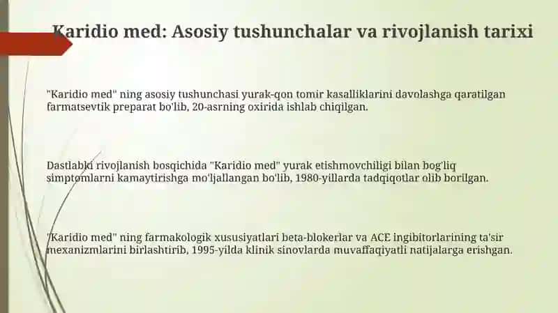 Karidio med 3
