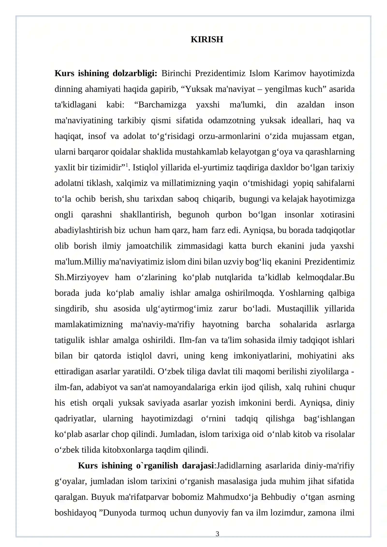 Jadidchilik harakatining vujudga kelishidagi tarixiy shart-sharoitlar 3