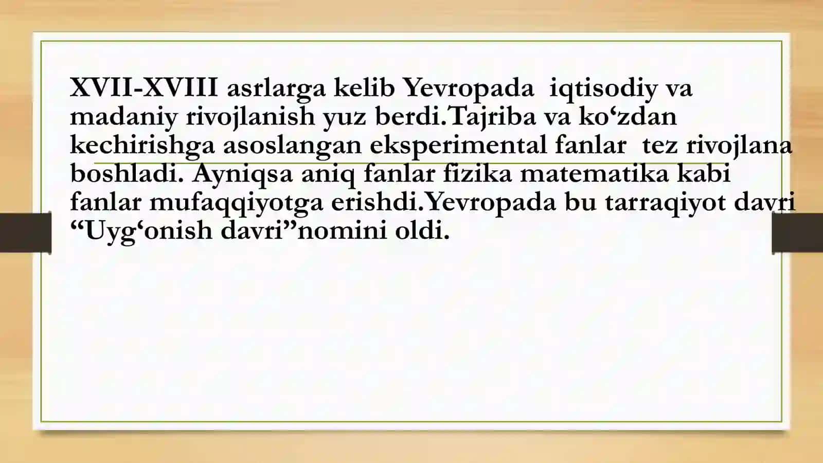 XVII-XVIII asrlarda eksperimental tadqiqotlarning asoslanishi(F.Bekon,R Dekart) 3