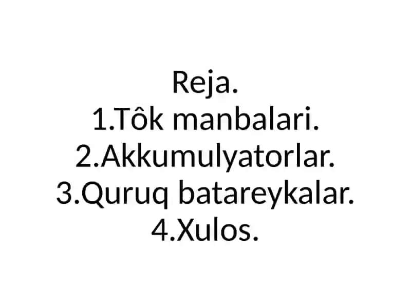 Tok manbalari 3