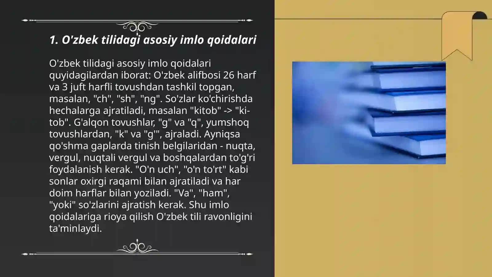 O'zbek tilining imlo qoidalari va soha egalarining savodxonligi 3