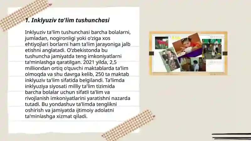 Inklyuziv ta'limning huquqiy va me'yoriy asoslari 3