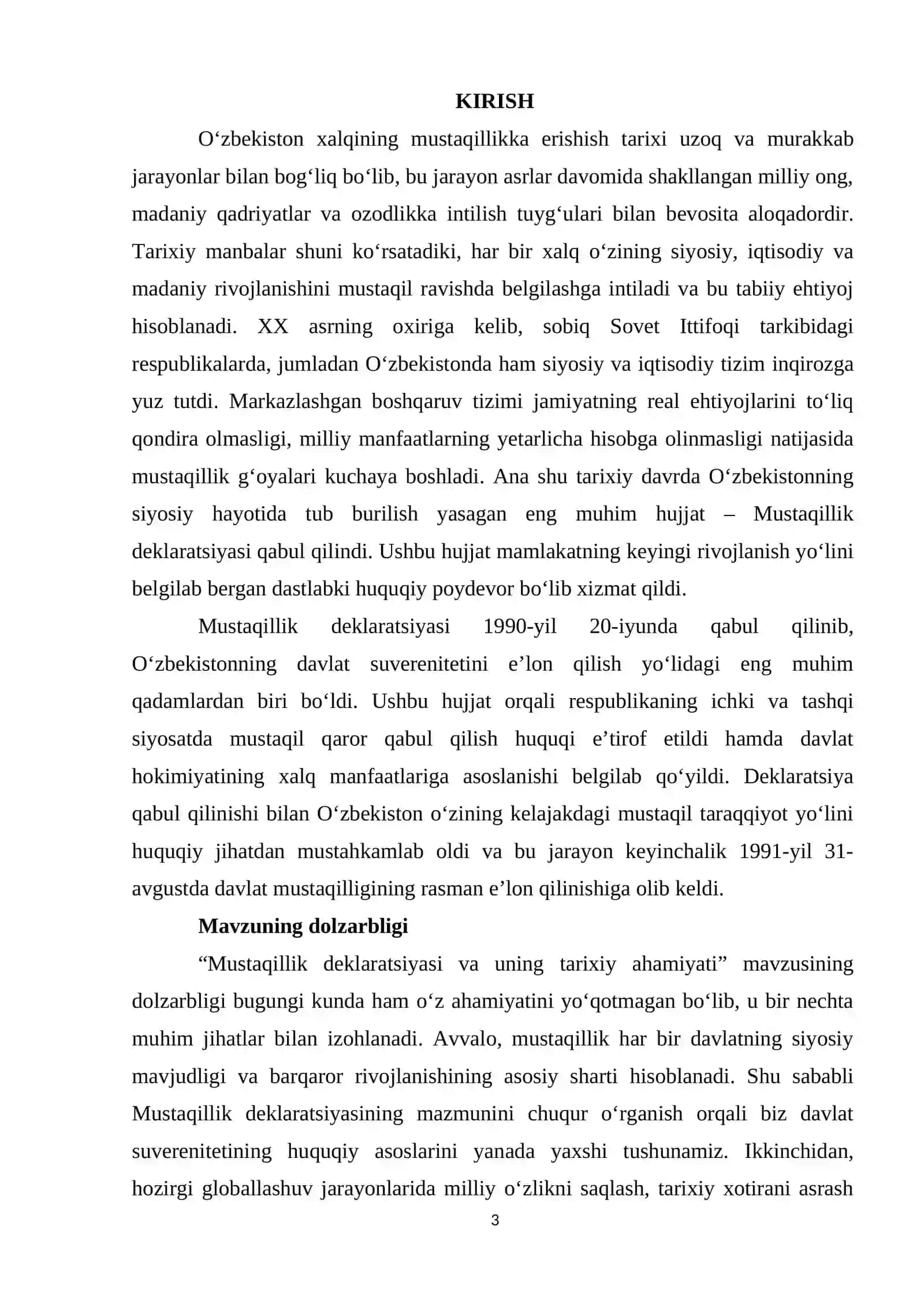 Mustaqillik deklaratsiyasi va uning tarixiy ahamiyati 3