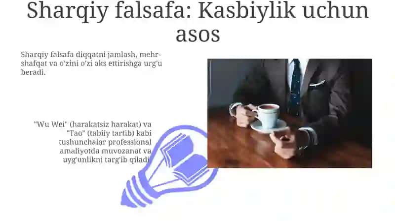 Sharqiy falsafa: Kasbiylik uchun asos 3