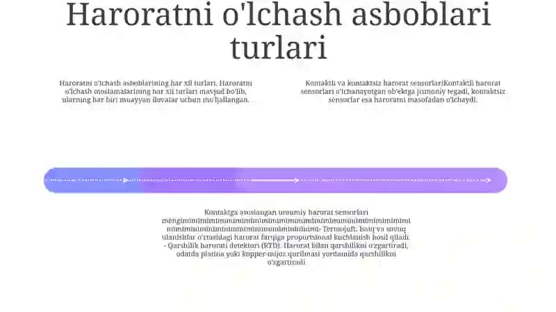 Haroratni Oʻlchash Vositalarini Qiyoslash 3