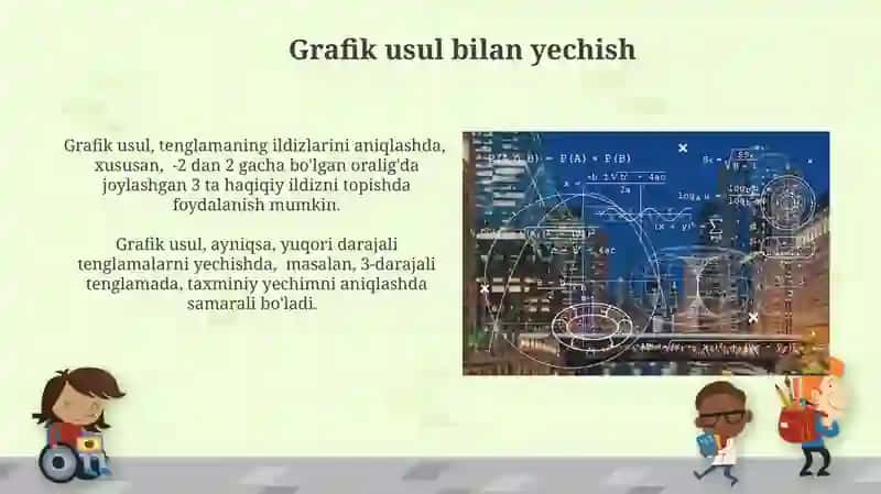 Tenglama tuzilish turlari tenglamalar yechish metodikasi 3