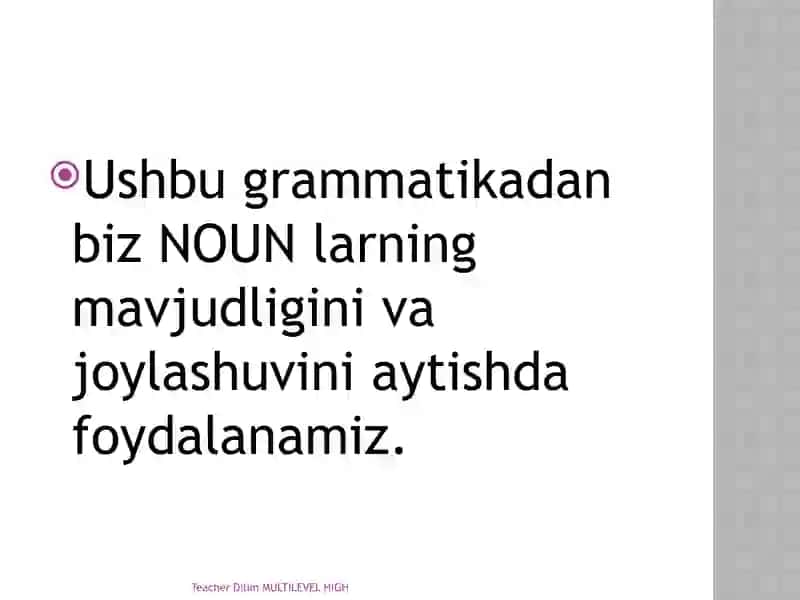 THERE IS THERE ARE ENGLISH GRAMMAR 3